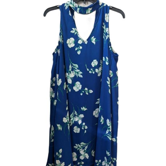 PEACH LOVE CALIFORNIA Floral Printed Halter Dress - Picture 1 of 5